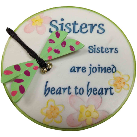 Sisters Dragonfly Magnet