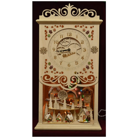 Gingerbread Mantel Clock