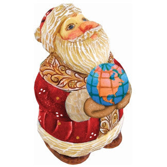Santa With Globe