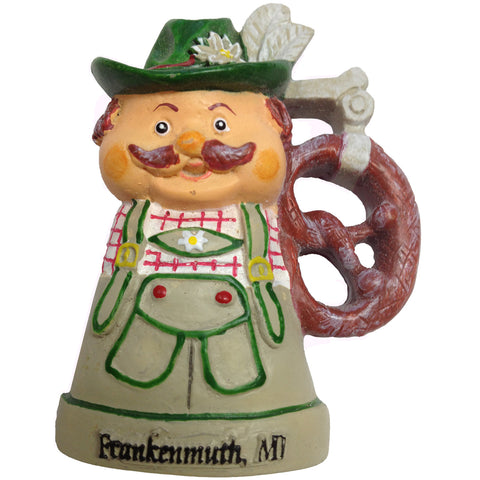 Pretzel Man Stein Magnet