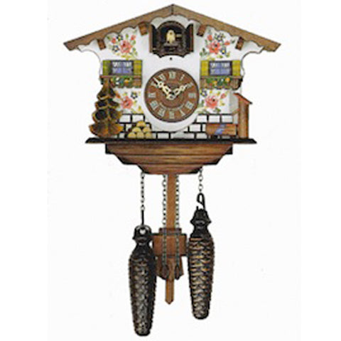 Quartz Musical White Chalet 7"