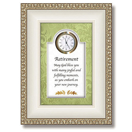 Retirement Table Top Clock