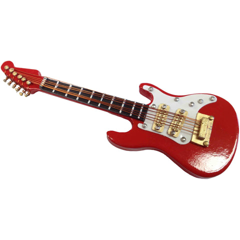 Red & White Guitar Magnet