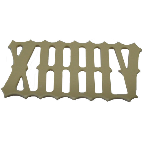 Plastic Cream Numerals 9/16"