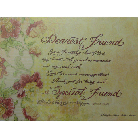 Dearest Friend/Special Friend