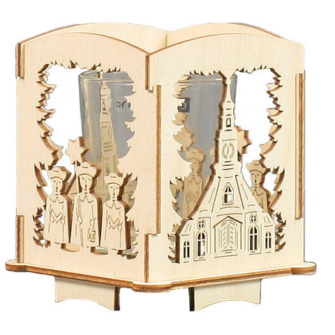 Church Carolers Candle Holder