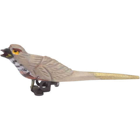 Painted Wooden Cuckoo Bird