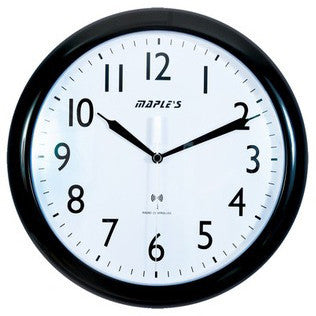 Black Radio Controlled Clock