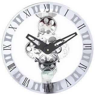 Roman Numeral Gear Clock