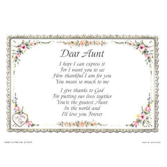 Dear Aunt