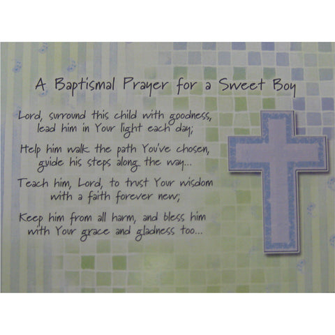 Baptismal Prayer For Boy