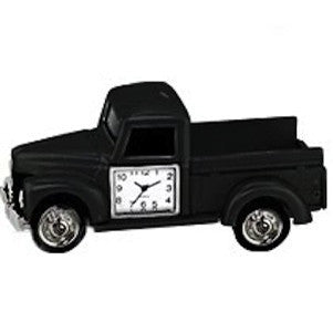 Black Pick Up Truck Clock