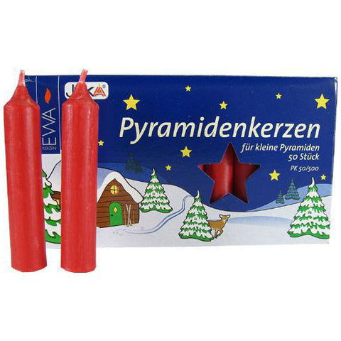 50 Pack of Red Candles