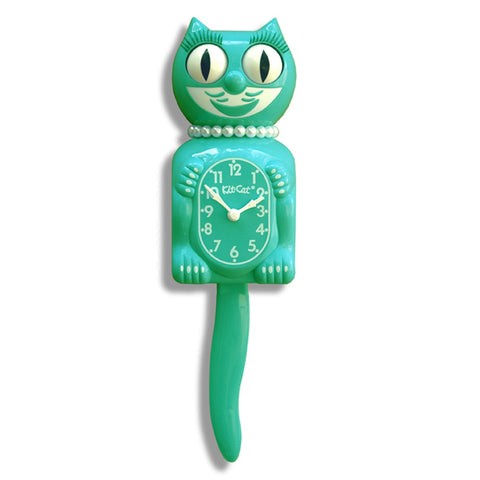 Kit Cat Clock Emerald Green