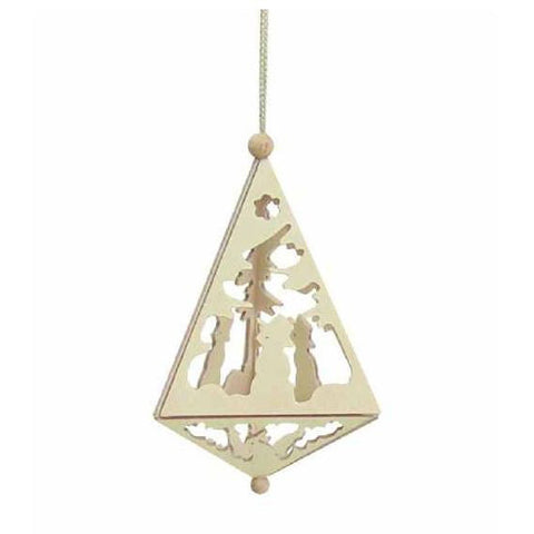 3D Winter Scene Ornament