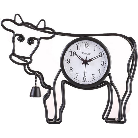 Cow Silhouette Clock