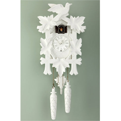 Quartz 5 Leaf One Bird 14"