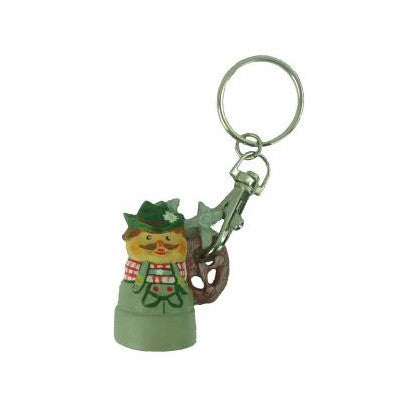 German Pretzel Man Key Chain