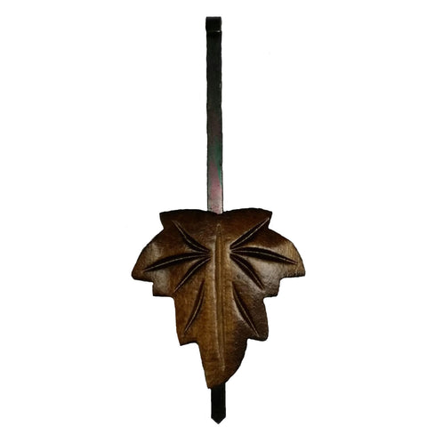 Novelty Pendulum with Wooden Maple Leaf