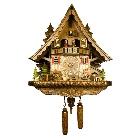 Quartz Chalet with Rocking Horse 17.5"