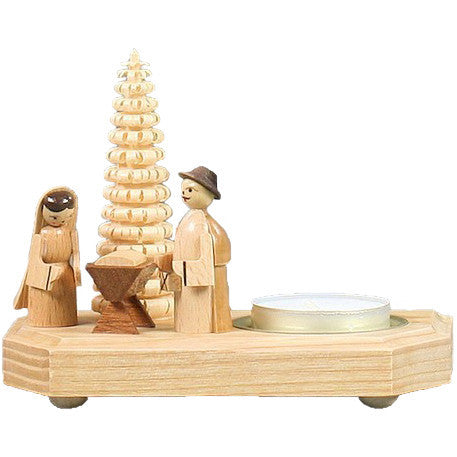 Nativity Candle Holder