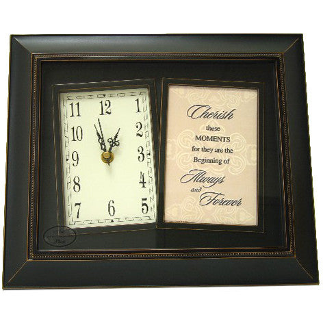 Cherish The Moment Frame Clock