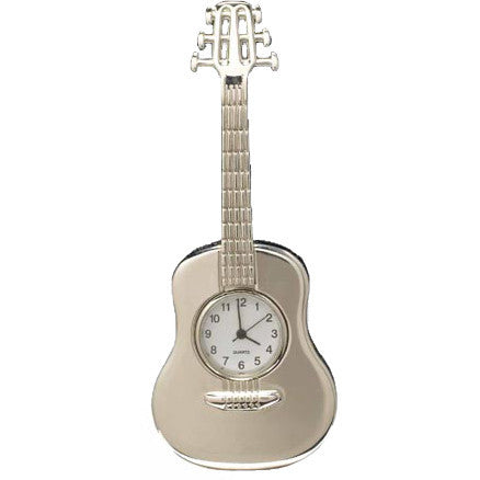 Silver Steel String Guitar