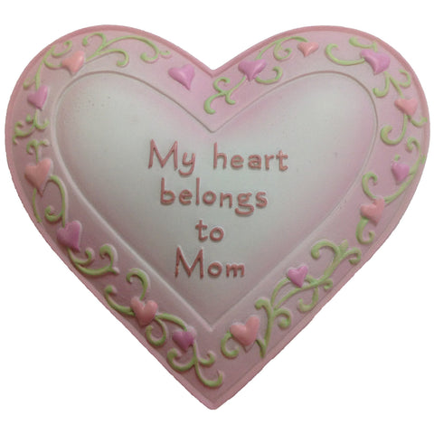 My Heart Belongs To Mom Magnet