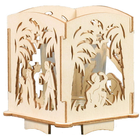Nativity Candle Holder