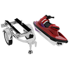 Jet Ski on Trailer Clock