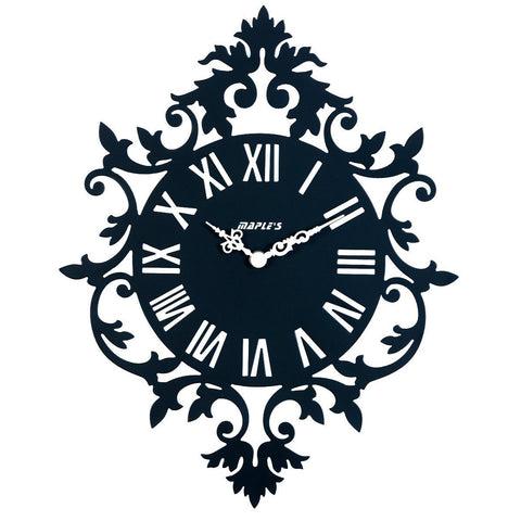 Rococo Silhouette Clock
