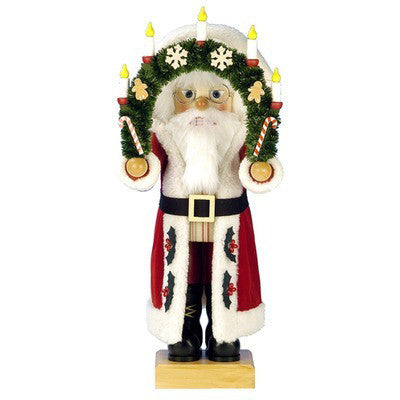 Santa Holding Arch Nutcracker