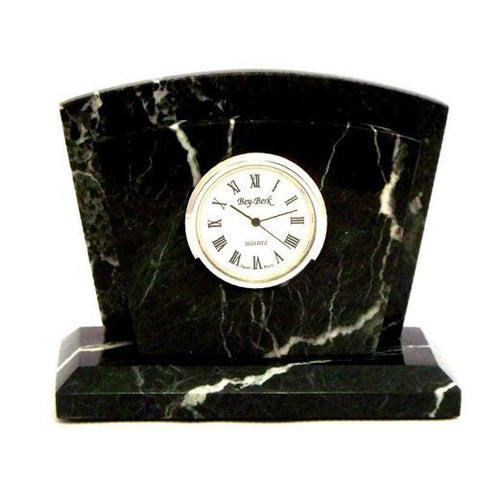 Marble Clock With Letter Rack