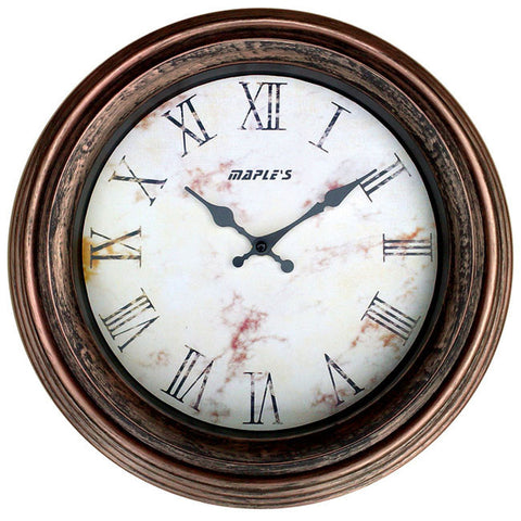 Antiqued Wall Clock