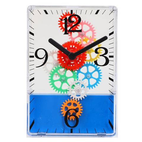 Colorful Moving Gear Clock