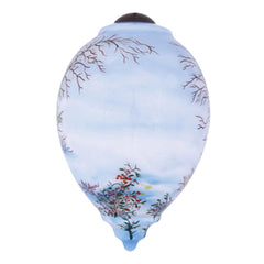 Snowman and Cardinal Ornament