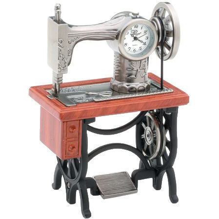 Antique Sewing Machine Clock