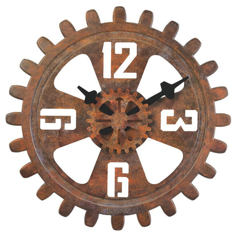 Large Decorative Wall Clock-Gear